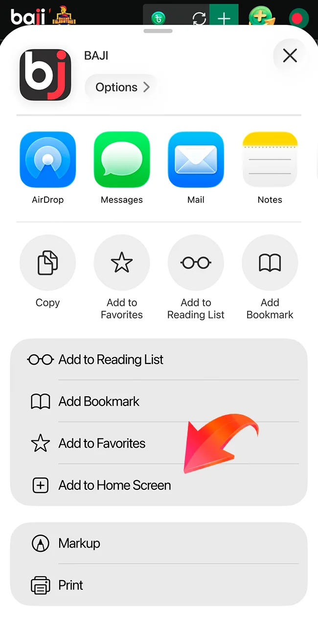 Add Baji to your homescreen to play.