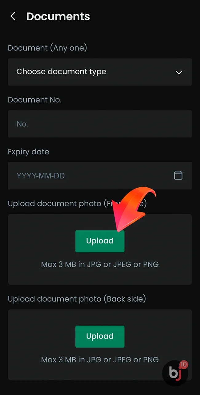 Verify your Baji profile to play today.